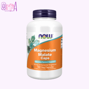 NOW Foods Magnesium Malate Caps - 180 Veg Capsules
