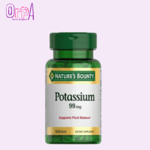 Nature's Bounty Potassium 99mg Supports Fluid Balance and Muscle Activity 100 Vegetarian Caplets