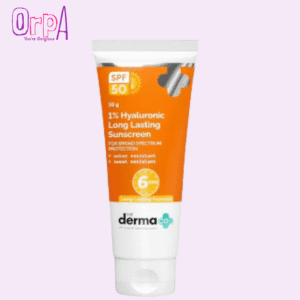 The Derma Co 1% Hyaluronic Long-Lasting Sunscreen _ SPF 50 PA++++ With Hyaluronic Acid & Vitamin E 50 g