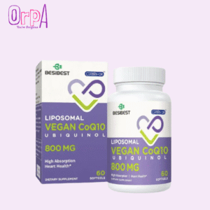 Besibest Liposomal Ubiquinol CoQ10 800 MG Softgel, High Absorption CoQ10 Ubiquinol Supplement Active Coenzyme Q10 800mg 60 Vegan Softgels