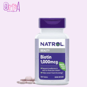 Natrol Beauty Biotin 1000mcg Dietary Supplement for Healthy Hair, Skin, Nails and Energy Metabolism 100 Tablets