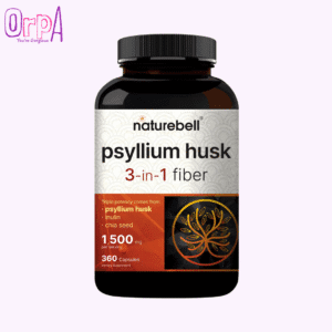 NatureBell Psyllium Husk 1500mg - 360 Capsules