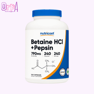 Nutricost Betaine HCl + Pepsin 790mg - 240 Capsules