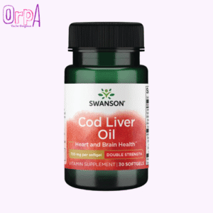 Swanson Cod Liver Oil Double Strength 700 mg - 30 Softgels