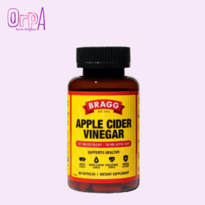 Bragg Apple Cider Vinegar Capsules - Vitamin D3 & Zinc - 750mg of Acetic Acid - 90 Capsules