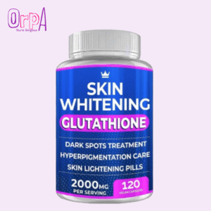 Crown Cosmetics Glutathione Skin Whitening Pills - 120 Capsules 2000mg Glutathione - Effective Skin Lightening Supplement - Dark Spots Melasma & Acne Scar Remover, Hyperpigmentation Treatment - Anti-Aging Antioxidant