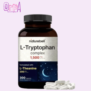 NatureBell L Tryptophan 1300mg with L Theanine 200mg 300 Capsules