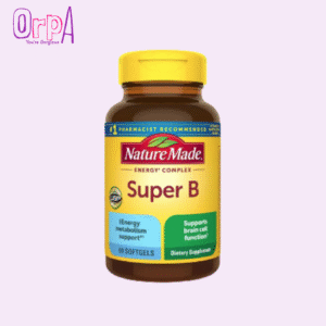 Nature Made Super B Energy Complex Dietary Supplement for Brain Cell Function Support 60 Softgels