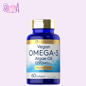 Carlyle Vegan Omega 3 Algae Oil 1290 mg 60 Softgels