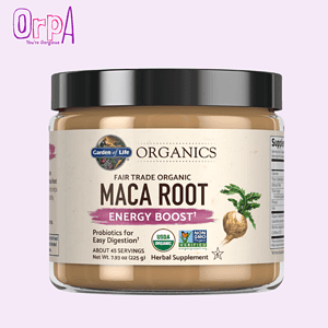 Garden of Life Maca Powder, Maca Root Energy Booster, Probiotics for easy digestion, Organics Gelatinized Peruvian Maca Root Energy Boost 7.93 oz 225 g (USA)