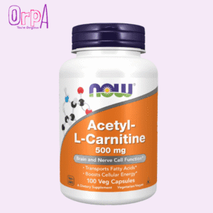 NOW Acetyl-L Carnitine 500 mg Amino Acid Brain and Nerve Cell Function 100 Veg Capsules