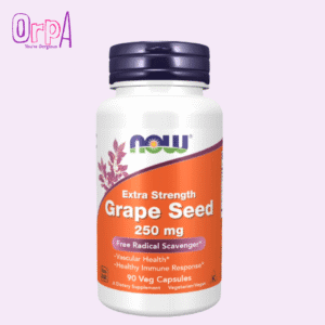 NOW Grape Seed Extra Strength 250 mg 90 Veg Capsules