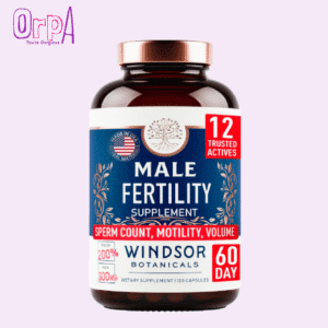 WINDSOR BOTANICALS Male Fertility Supplement with Mens Health Conception Fertility Prenatal Vitamins Plus Natural Extracts 120 Capsules