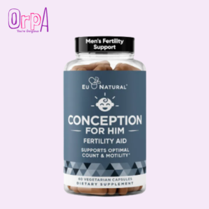 Eu Natural Conception For Him – Fertility Supplements for Men, Male Fertility Booster & Prenatal – 60 Veg Soft Capsules