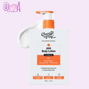 Chemist At Play AHA Body Lotion with 5% Natural AHA, Niacinamide, Shea Butter 236ml