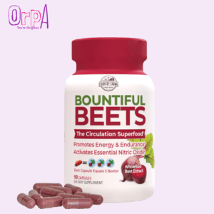 Country Farms Bountiful Beets Capsules, Wholefood Beet Extract Superfood, Natural Nitric Oxide Booster, Beet Root Powder, Circulation and Immune Support, 90 Count, 90 Servings