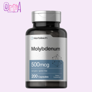 Horbaach Molybdenum Supplement 500mcg 200 Capsules