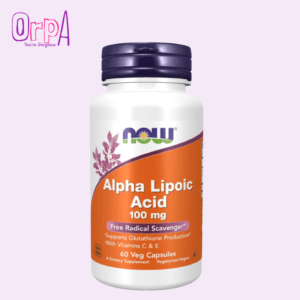NOW Alpha Lipoic Acid 100 mg with Vitamins C & E Free Radical Scavenger 60 Veg Capsules