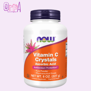 NOW Vitamin C Crystals (Ascorbic Acid) Powder Antioxidant Protection 8-Ounce 227 g
