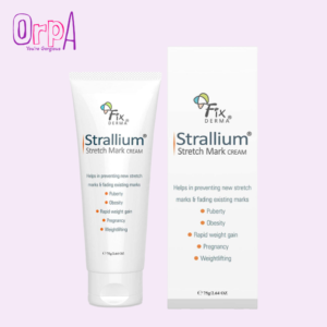 Fixderma Strallium Anti Stretch Mark Cream with 10% Aloe Vera Gel Stretch Mark Cream Stretch Mark Cream for Pregnancy Stretch Mark Remover - 2.64 Oz - 75g