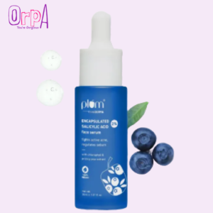 Plum 2% Encapsulated Salicylic Acid Face Serum Fights Active Acne, Controls Oil & Soothes Inflammation Lightweight & Quick-Absorbing Serum for Face for All Skin Types for Women & Men 30ml
