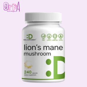 Deal Supplement Lions Mane Mushroom Supplement 7,500mg Per Serving 240 Capsules