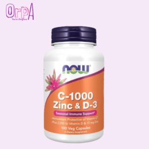 Now C-1000 Zinc & D-3, Seasonal Immune Support 100 Veg Capsules