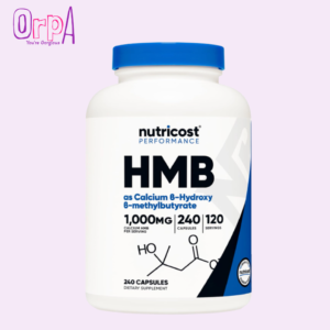 Nutricost HMB (Beta-Hydroxy Beta-Methylbutyrate) 1000mg (240 Capsules) - 500mg Per Capsule, 120 Servings