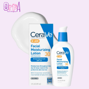 CeraVe AM Facial Moisturizing Lotion with SPF 30 Oil-Free Face Moisturizer 3 Ounce