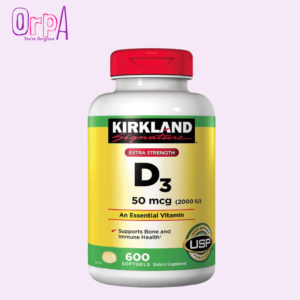 Kirkland Signature Extra Strength D3 50 mcg 600 Softgels