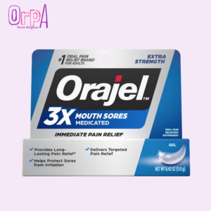 Orajel 3X for Mouth Sores: Maximum Strength Gel Tube 0.42oz