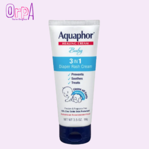 Aquaphor Baby Healing Cream 3 In 1 Diaper Rash 3.5 Ounce (100Ml)