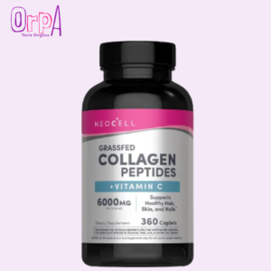 NeoCell Collagen Peptides Pills 360 Caplets with Vitamin C Supplement for Women and Men
