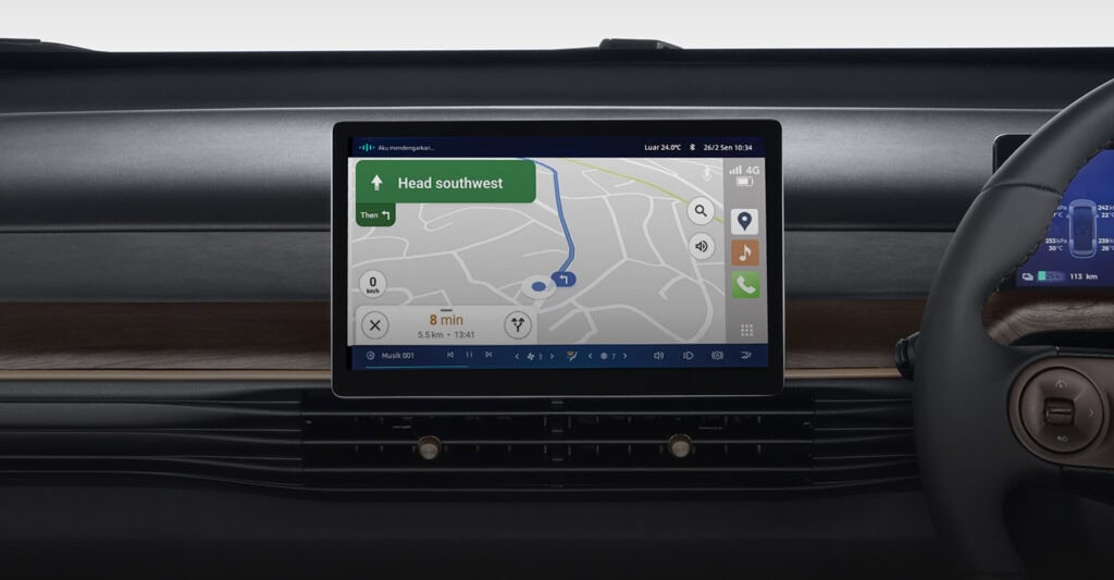 Vehicle Control 15.6 inch Control Panel with Smartphone Interconnection New Cloud EV