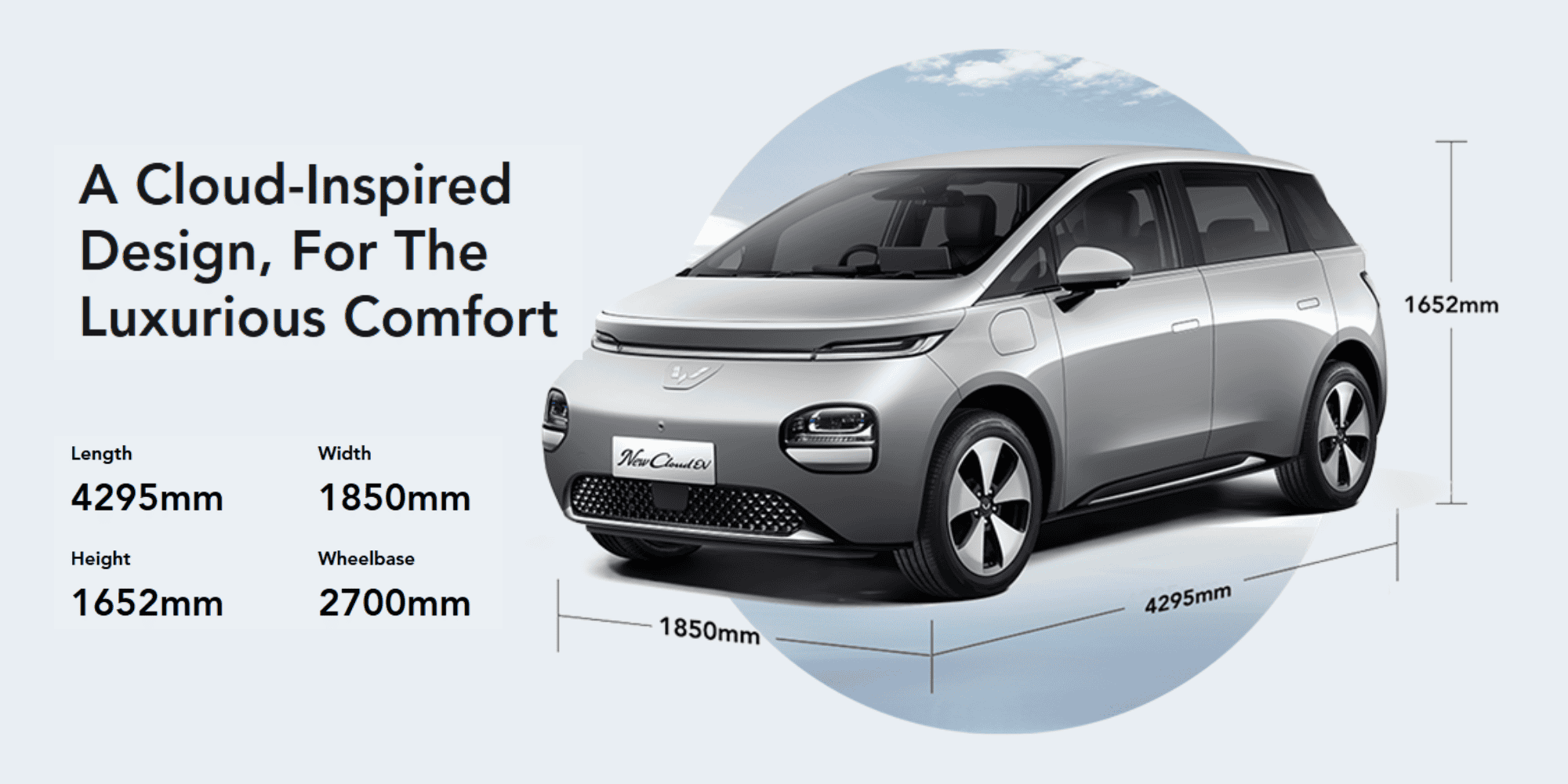 Wuling New Cloud EV Third Banner