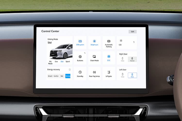 12.8” Control Screen with Smartphone Interconnection Cortez Darion