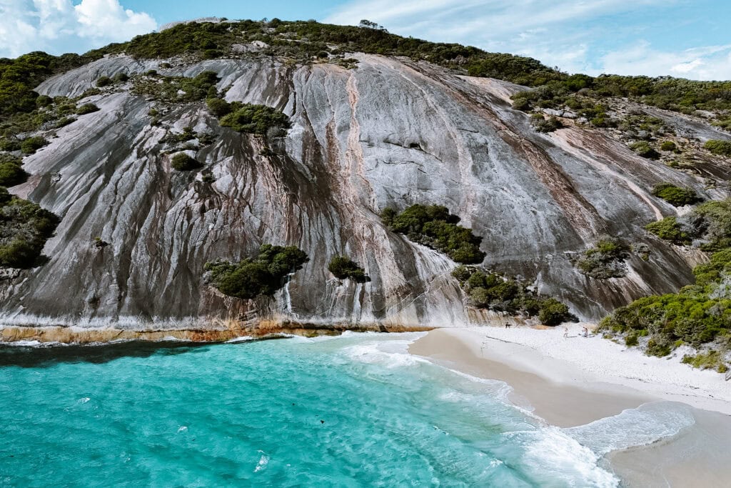 Stunning views of Misery Beach in Albany, one of the best beaches in Australia