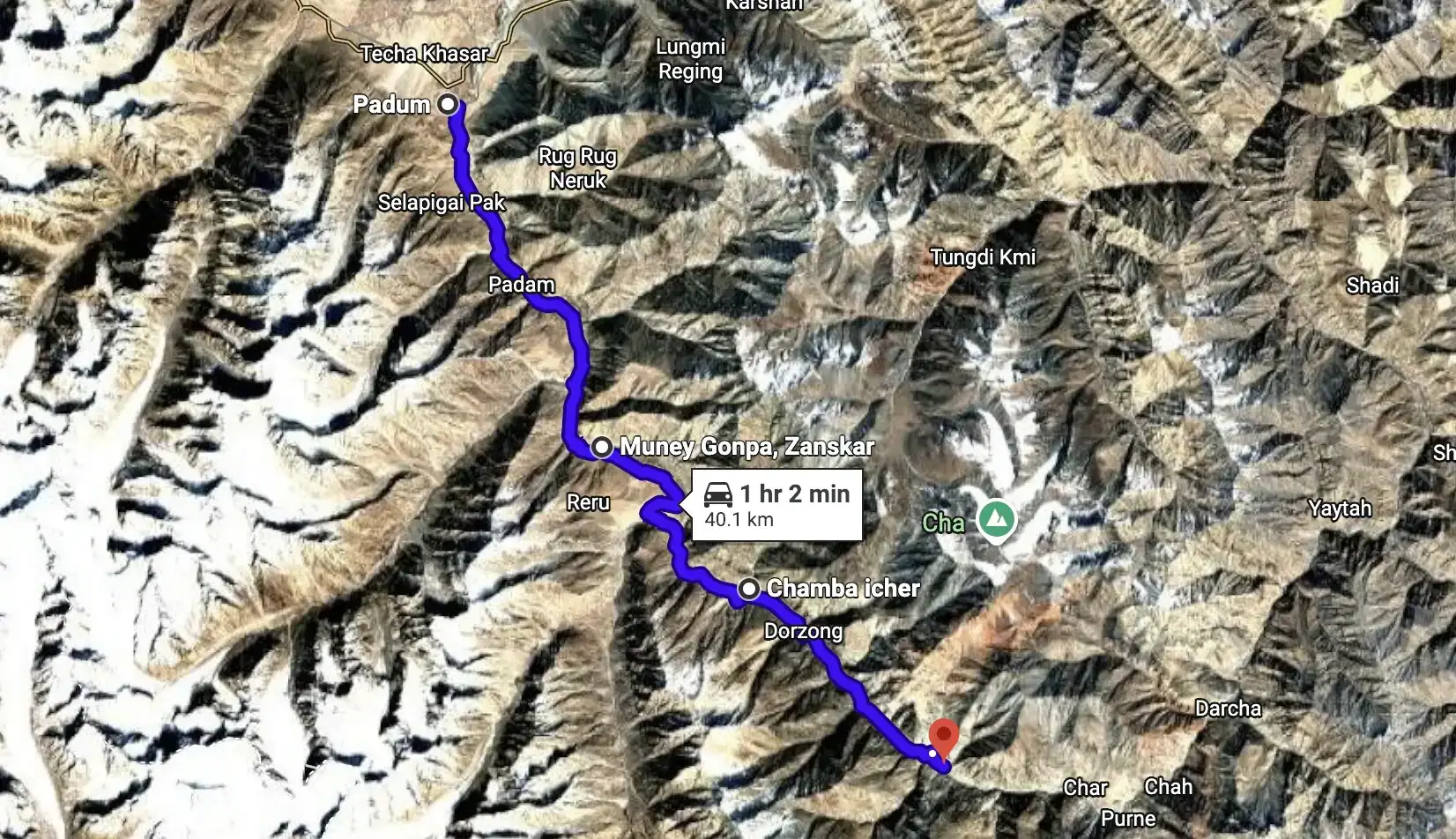 Padum → Purne (Bardan · Phugtal gateway) — Zanskar bike trip, Ladakh motorcycle tour, Outriders Co.