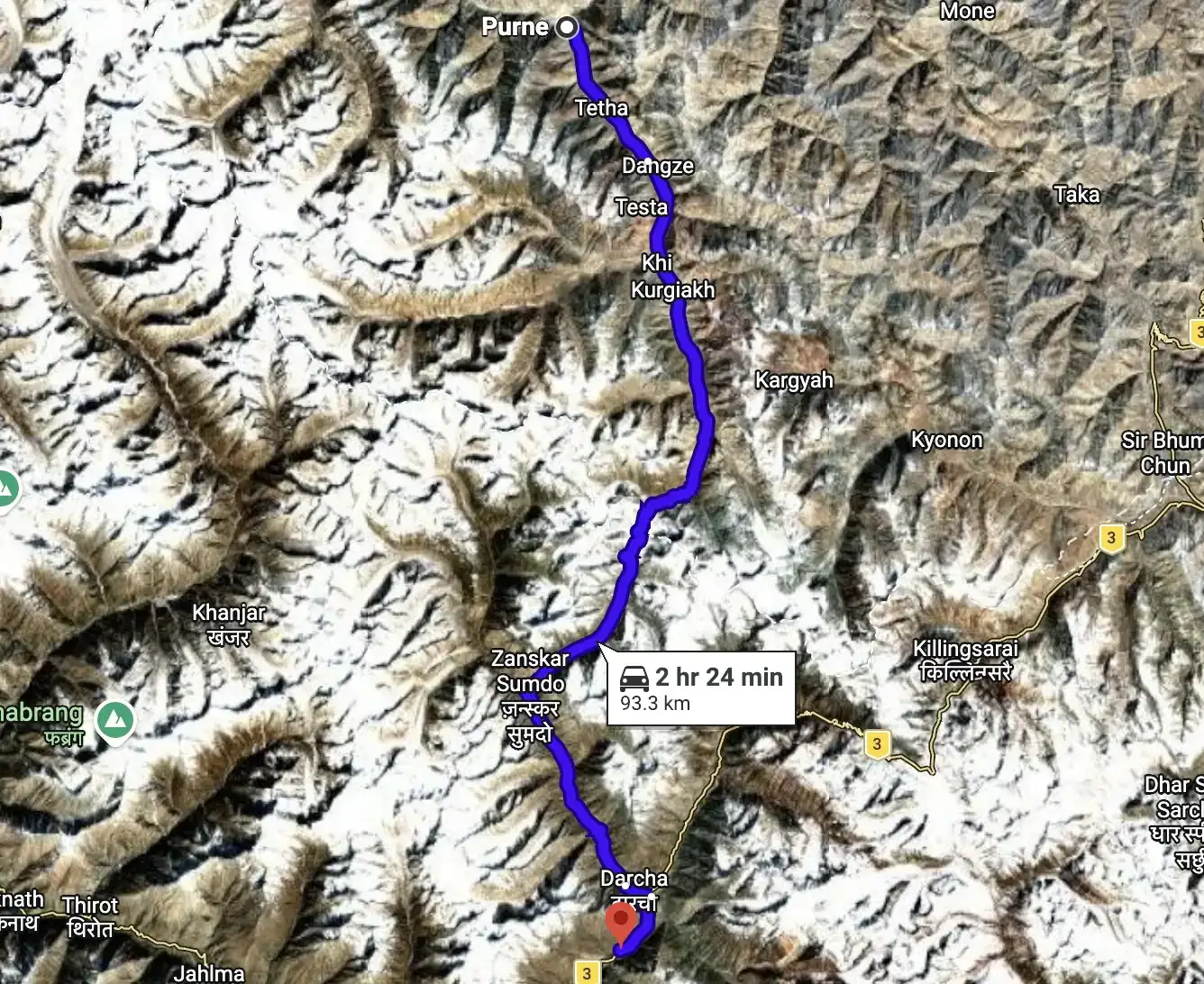 Purne → Shinku La → Jispa (out of Zanskar) — Zanskar bike trip, Ladakh motorcycle tour, Outriders Co.