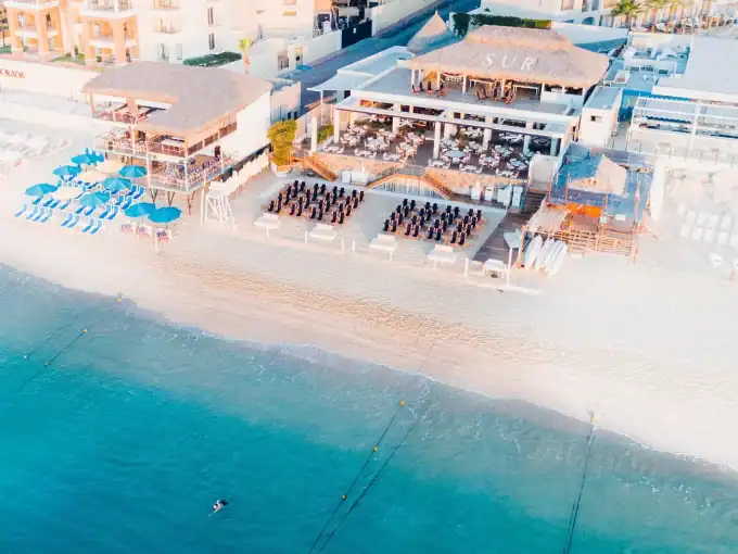 Aerial View Of Palmilla Beach Club Los Cabos