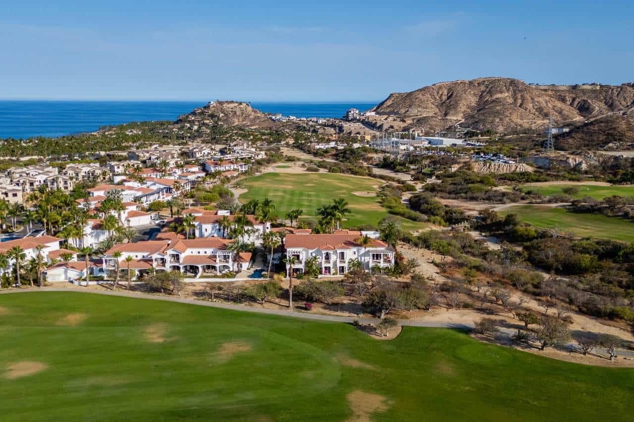 Luxurious Palmilla Ocean View Golf Course Homes With White Mediterranean Architecture, Lush Greenery, Rolling Hills, And Spectacular Ocean Backdrop In Exclusive Palmilla Real Estate Community.
