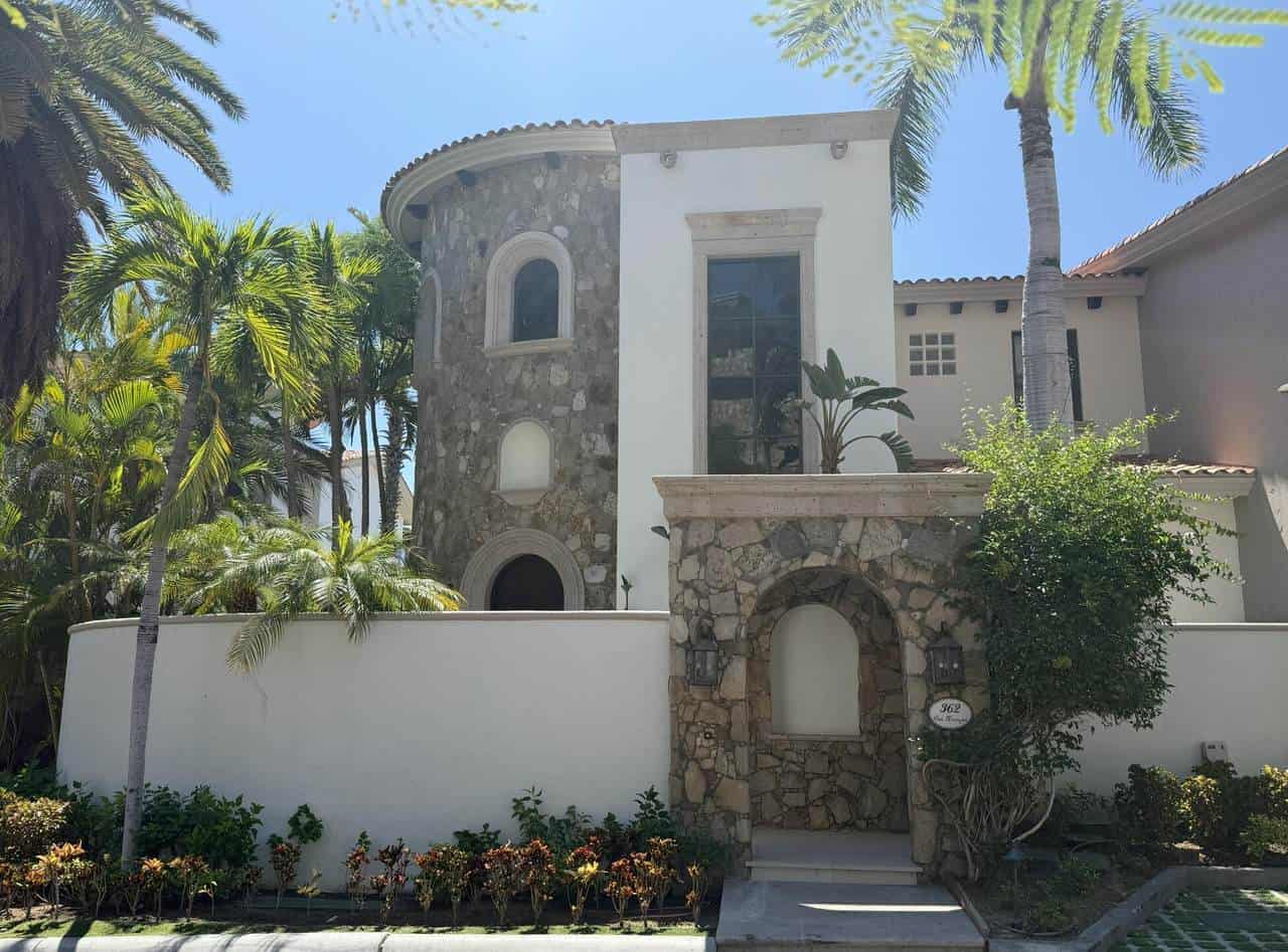 Palmilla Oceanview Villa With Lush Tropical Landscaping And Elegant Stone Accents.