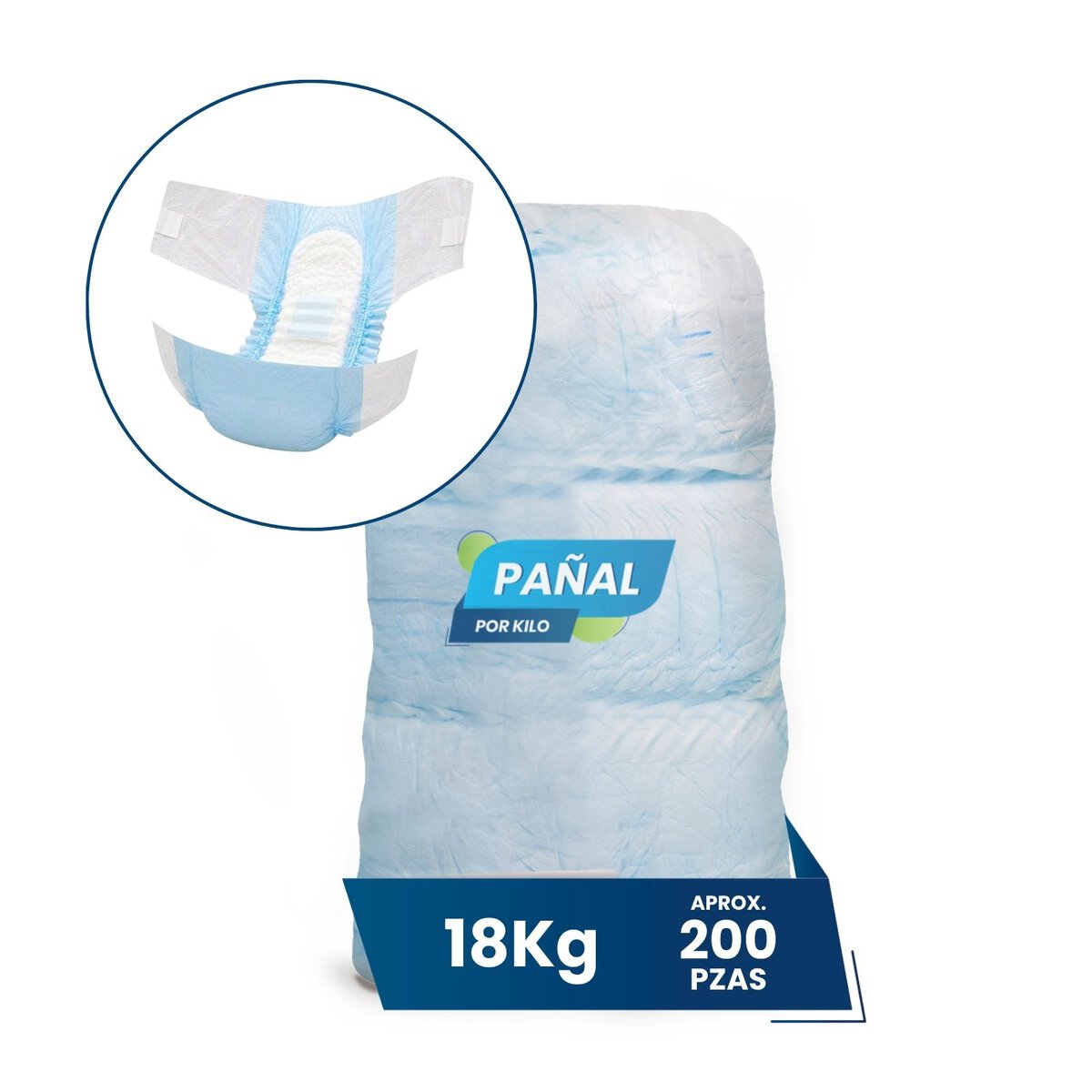 Pañales Desechables para Adulto, hombres y mujeres - 18kg - Disponible en todas las tallas