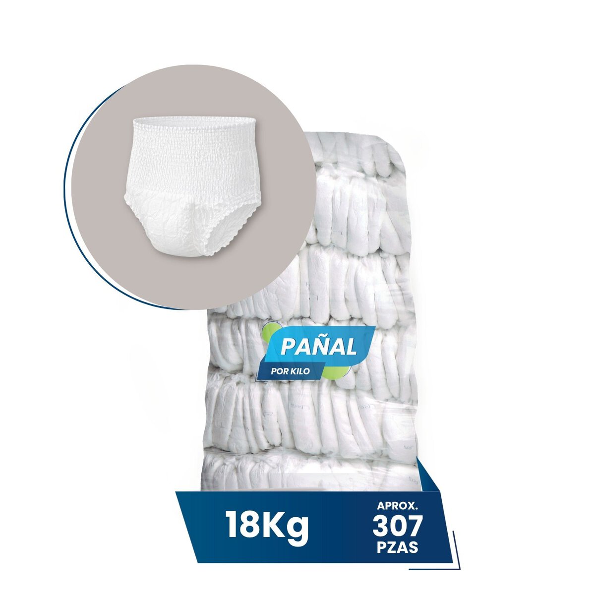 Pañales Desechables Tipo Calzón Para Adulto - 18kg - Disponible en todas las tallas - Unisex
