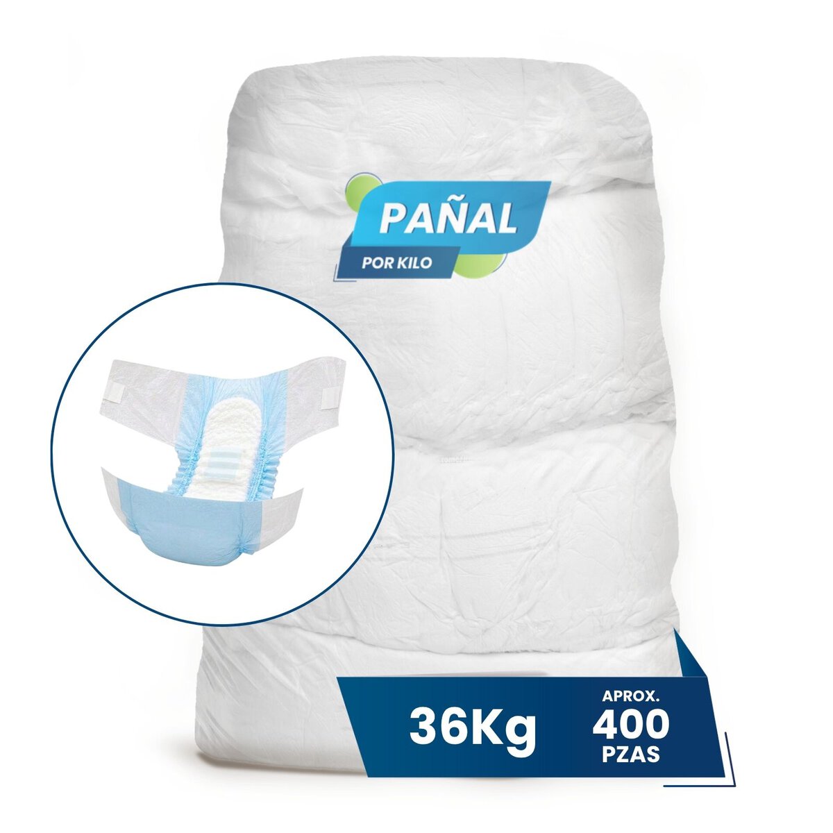 Pañales Desechables para Adulto, hombres y mujeres - 36kg - Disponible en todas las tallas