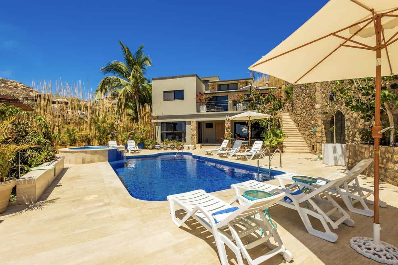 Pedregal Oceanfront Villa With Pool And Hillside Views In Cabo San Lucas.