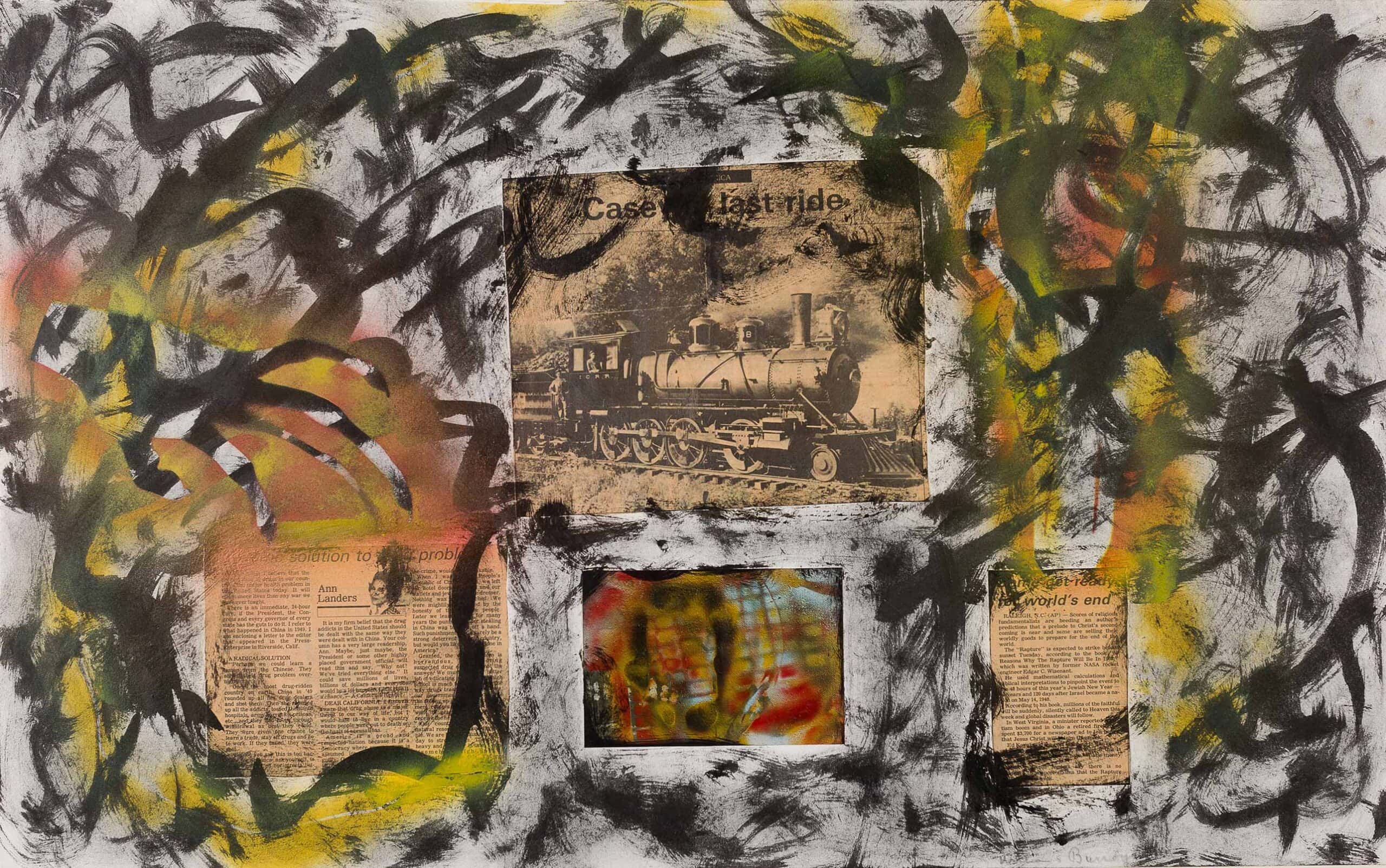 William S. Burroughs at October Gallery