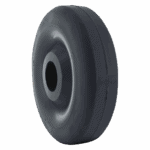Heavy duty caster wheel for industrial equipment and furniture.
