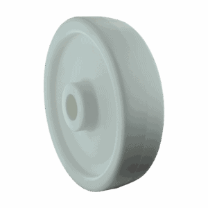 8" Polypropylene Wheel with 1-3/16" Bore