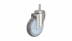 125mm Chrome Swivel Caster with TPR Wheel